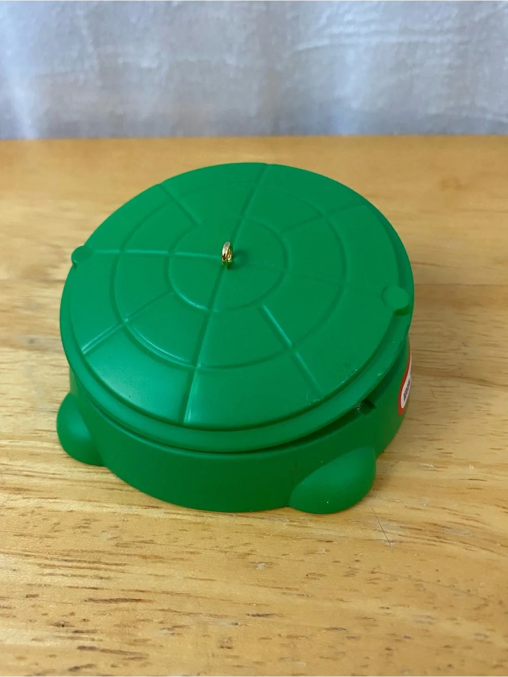 2014 Hallmark Little Tikes Green Turtle Sandbox Holiday Ornament
